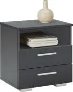 mömax Nachtkästchen in Schwarz