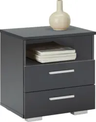 Nachtkästchen in Schwarz