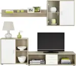 mömax Wohnwand in Eichefarben