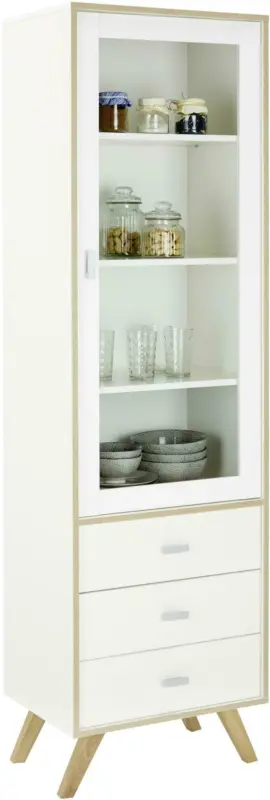 Vitrine in Weiß