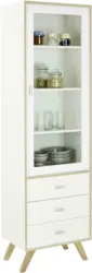 Vitrine in Weiß