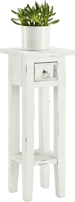 Blumensäule Orkney in Weiss