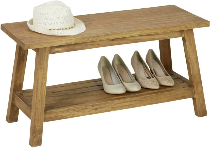 Sitzbank aus Mahagoni Massiv