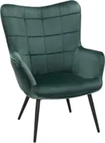 mömax Relaxsessel aus Samt in Grün