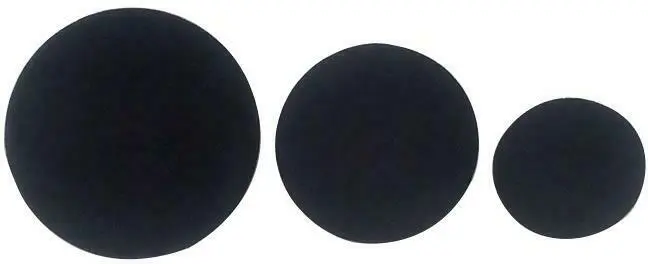 Haken Pamilla in Schwarz, 3er Set