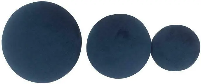 Haken Pamilla in Dunkelblau, 3er Set