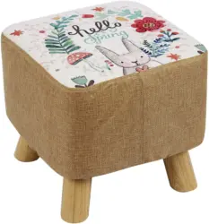 Hocker mit Hasenmotiv