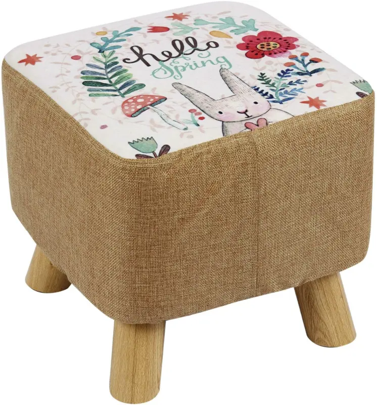 Hocker mit Hasenmotiv