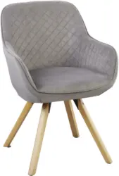 Armlehnstuhl in Grau