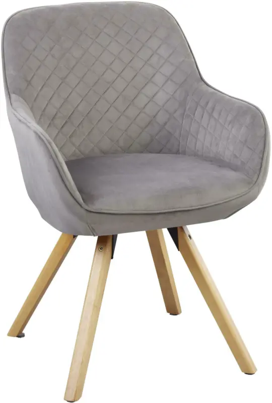 Armlehnstuhl in Grau