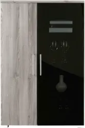 Vitrine in Lärchefarben