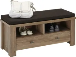 Garderobenbank in Akaziefarben