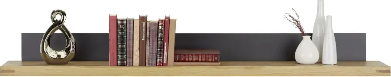 Wandboard in Graphit/Eiche