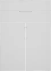 Schubladenset in Weiß Hochglanz