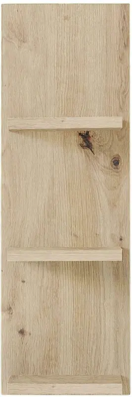 Wandregal in Eichefarben