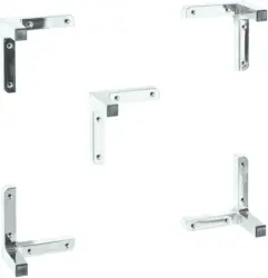 Fußset Ticona in Silber 5-teilig