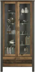 Vitrine in Braun