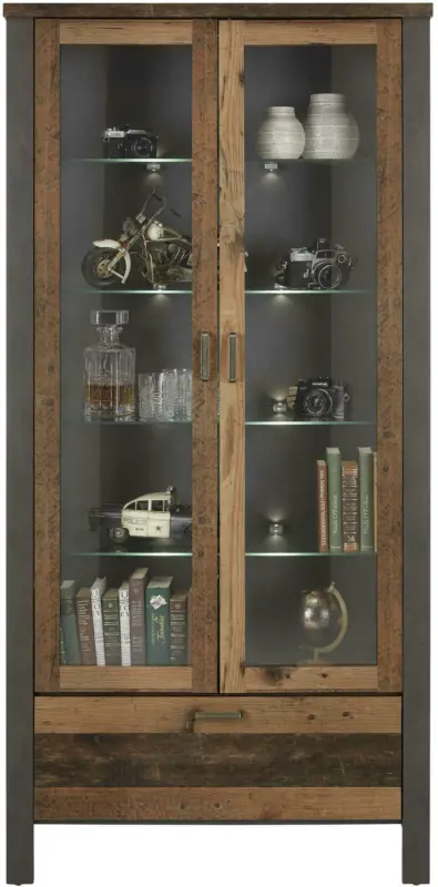 Vitrine in Braun