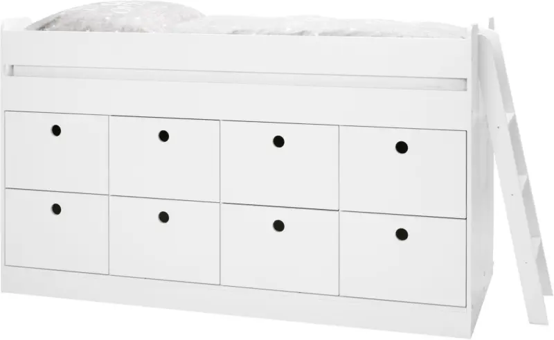 Hochbett aus Buche Massiv ca. 90x200cm