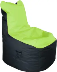 Sitzsack in Grün/Anthrazit
