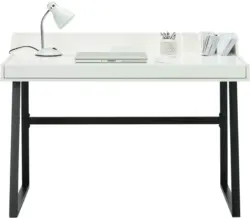 Schreibtisch in Weiß/Schwarz