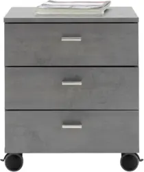 Rollcontainer Graphitfarben