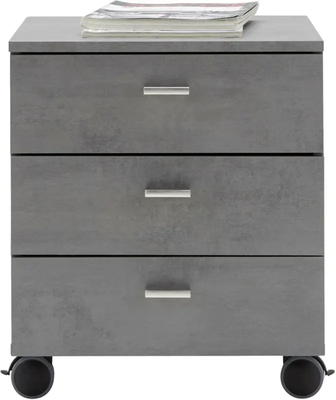 Rollcontainer Graphitfarben