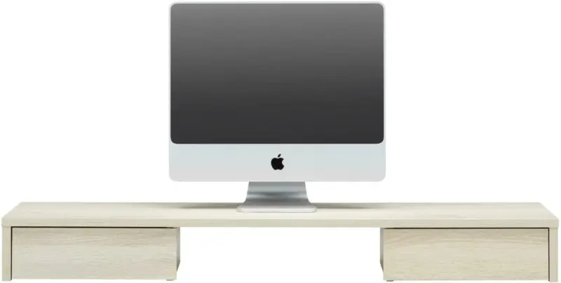 Schreibtischaufsatz Eichefarben