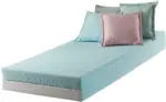 mömax Faltmatratze in Hellblau ca.90-180x200cm