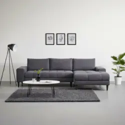 Wohnlandschaft 'Laura', grau