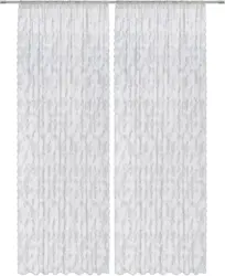 Fertigvorhang Babette in Weiß ca. 140x245cm
