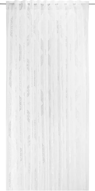 Schlaufenvorhang Ornela in Weiß ca. 140x245cm