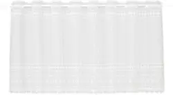 KURZGARDINE Theresa in Weiß