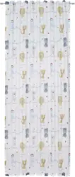 Fertigvorhang Zoobabys in Beige ca.135x245cm