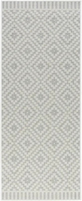 Flachwebeteppich Soho in Grau ca. 80x200cm
