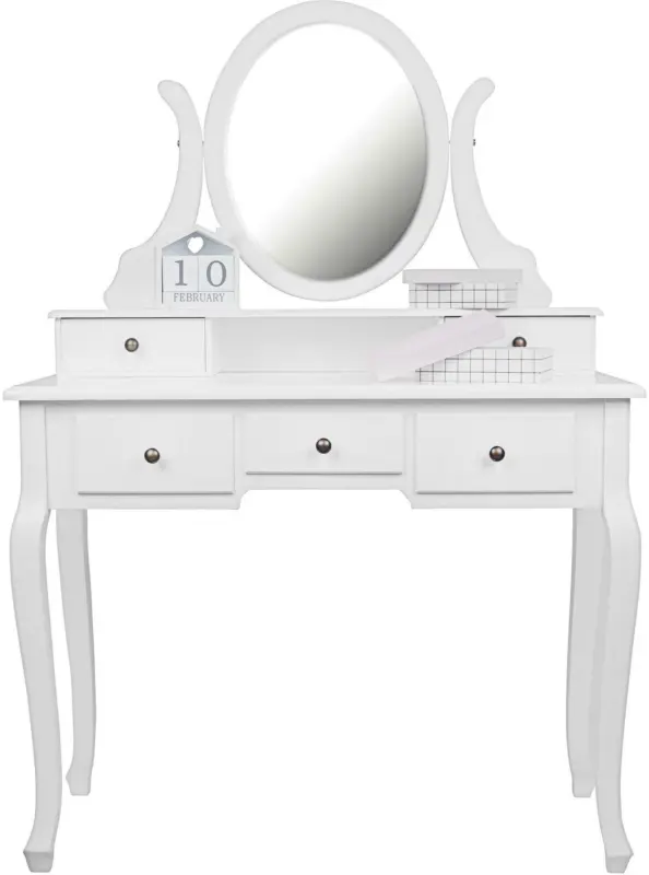 Schminktisch in Weiß