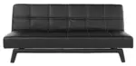 mömax Schlafsofa in Schwarz mit Bettfunktion