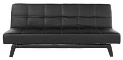 Schlafsofa in Schwarz mit Bettfunktion