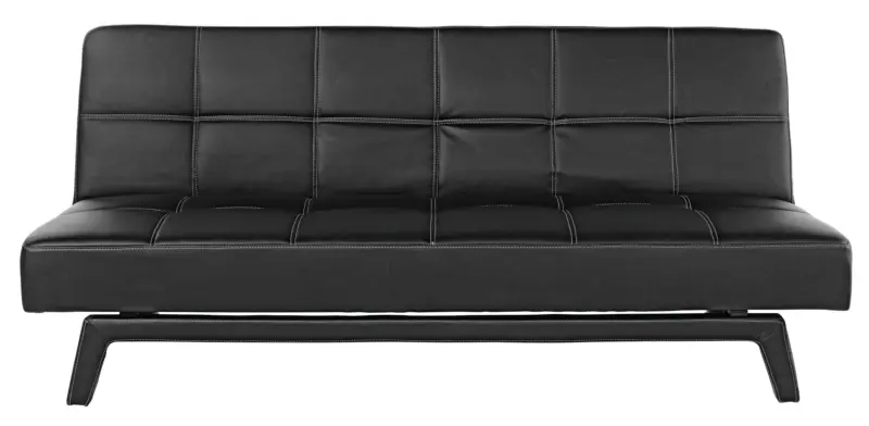 Schlafsofa in Schwarz mit Bettfunktion