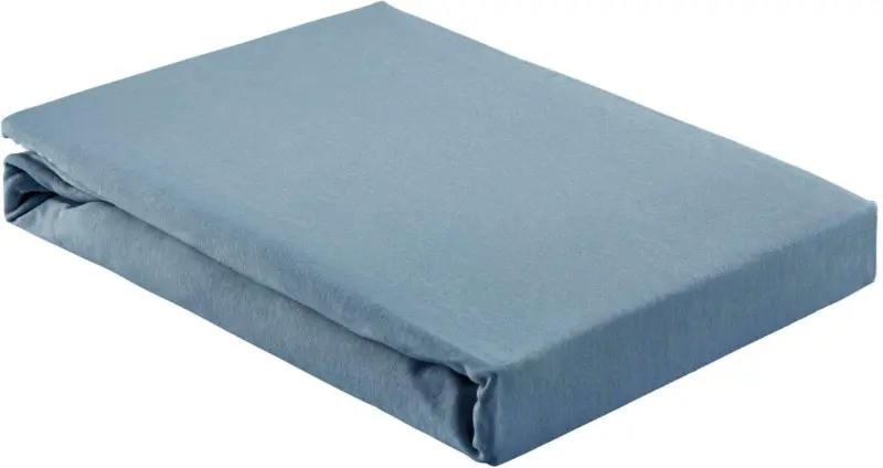 Spannbetttuch Basic in Blau ca. 180x200 cm