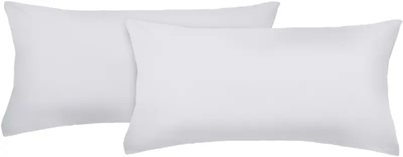 Kissenhülle Basic in Platin, 2er-Set