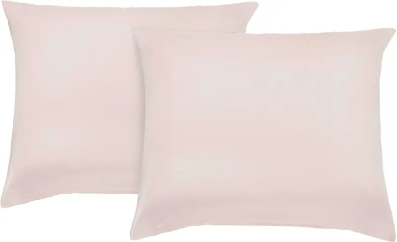 Kissenhülle Basic in Altrosa, 2er-Set