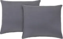 Kissenhülle in Titanfarben, 2er-Pack