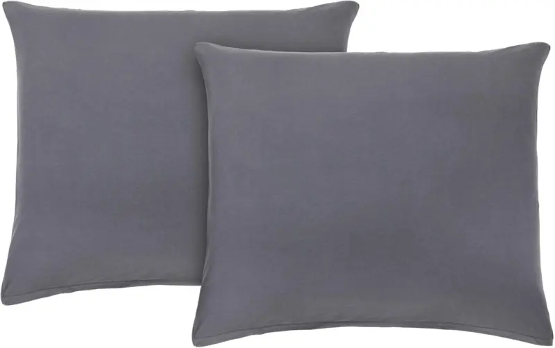 Kissenhülle in Titanfarben, 2er-Pack