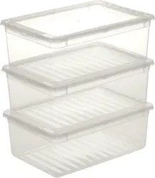 Aufbewahrungsboxen-Set Beate ca. 11l, 3-teilig