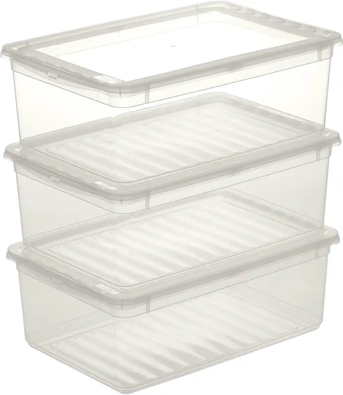Aufbewahrungsboxen-Set Beate ca. 11l, 3-teilig