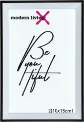 Bilderrahmen Mara in Schwarz ca. 10x15cm