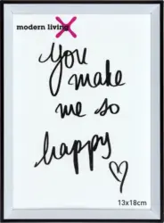 Bilderrahmen Mara in Schwarz ca. 13x18cm