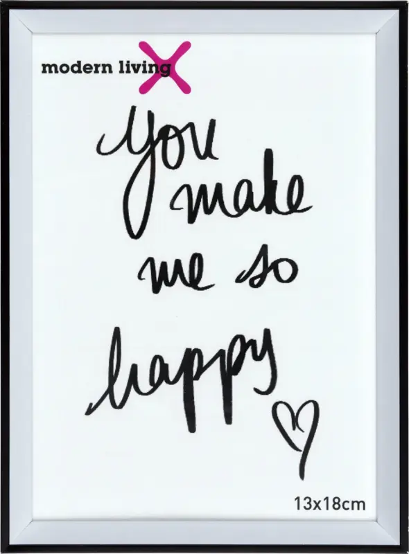 Bilderrahmen Mara in Schwarz ca. 13x18cm