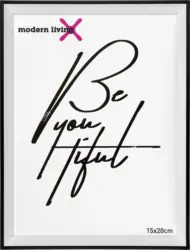 Bilderrahmen Mara in Schwarz ca. 15x20cm